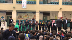 مدرسة الزهراء الابتدائية في اللد تحتفل بنهاية الفصل الدراسي الأول